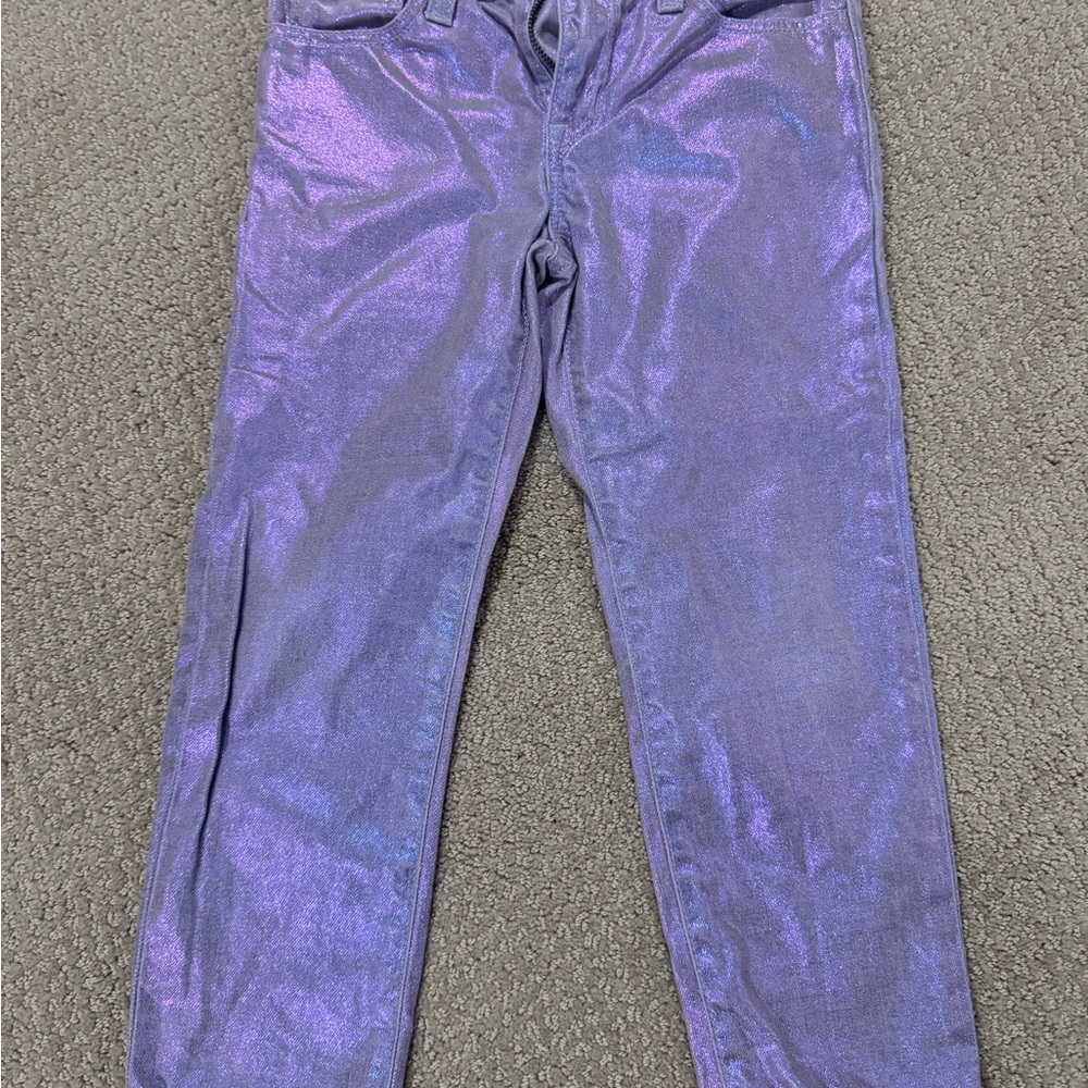 Shiny Purple Pants